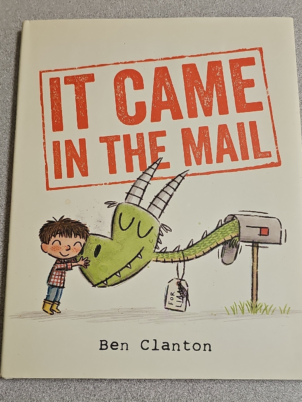 It Came In The Mail by Ben Clanton - Kids Picture Book - Green Dragon Cover